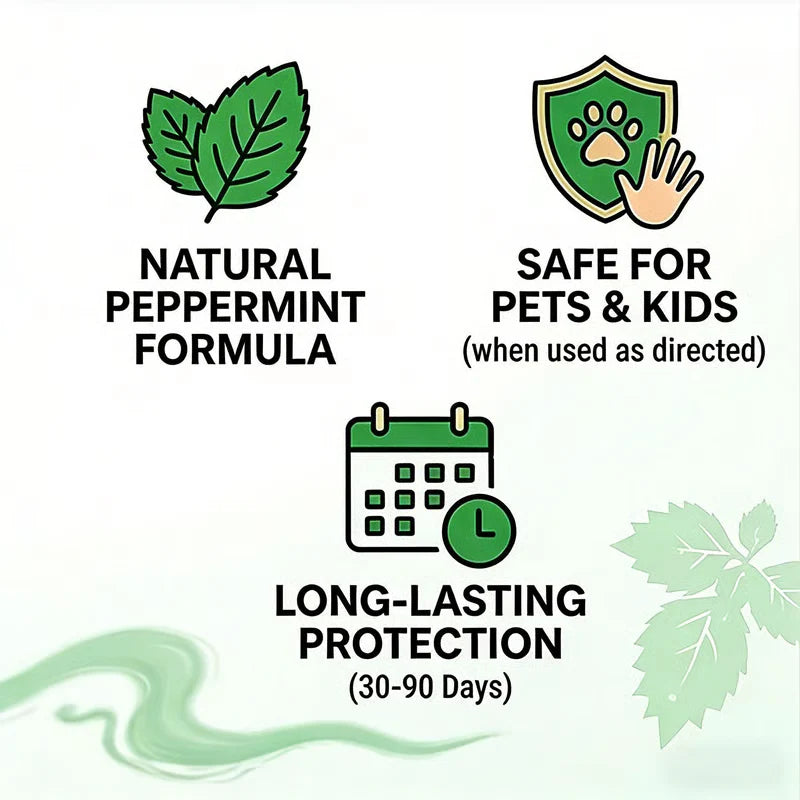 ๐ฆ 50% OFF NOW!๐ ๐ข Natural Peppermint Rodent Repellent Tablets โ 10 Pack