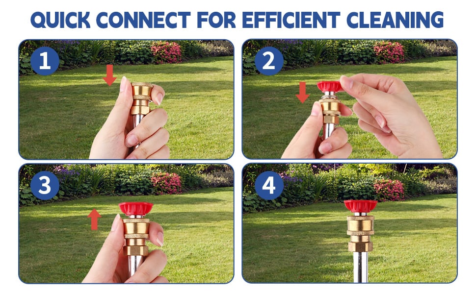 🔥Last Day 50% OFF - 🛠️2026 Upgraded Heavy-Duty Jet Nozzle Power Washer for Garden Hose
