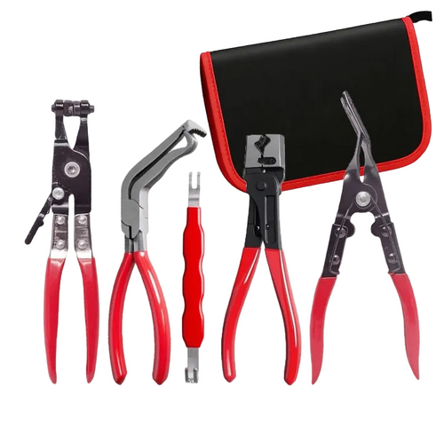 🔧 High-Carbon Steel Automotive Electrical Disconnect Pliers Kit - Multi-Function Auto Repair Removal Tools