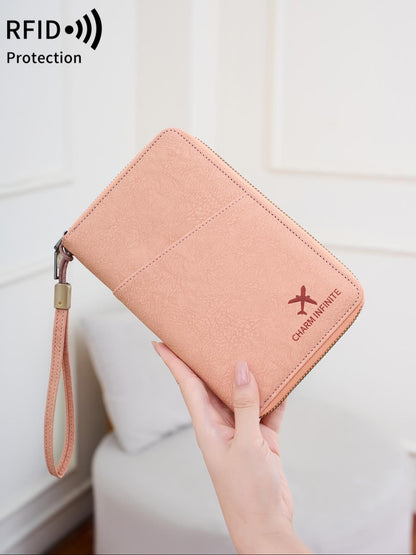 ✈️Travel Document Organizer with RFID Blocking for Passports, Cards & Tickets