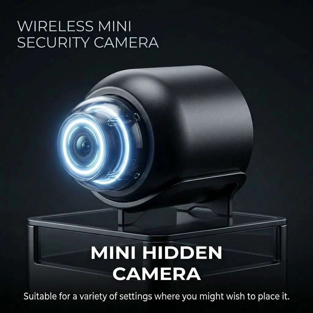 🎥 Covert Surveillance Gadget — Hotels, Bathrooms, Cars, Homes, Subways — Miniature Wireless Mini Camera