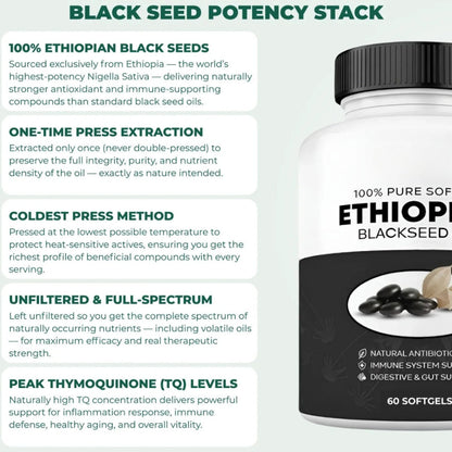 Black Seed Oil - 60 Softgel Capsules
