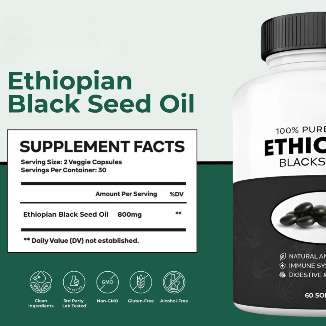 Black Seed Oil - 60 Softgel Capsules