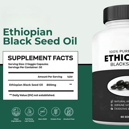 Black Seed Oil - 60 Softgel Capsules