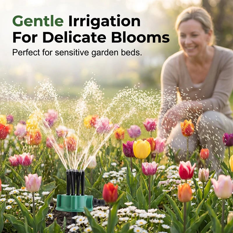 🏆Flash Sale🌳 360° Automatic Rotary Garden Sprinkler — Full Coverage Precision Irrigation, Keep Every Inch of Your Lawn Vibrant & Green (49% OFF)