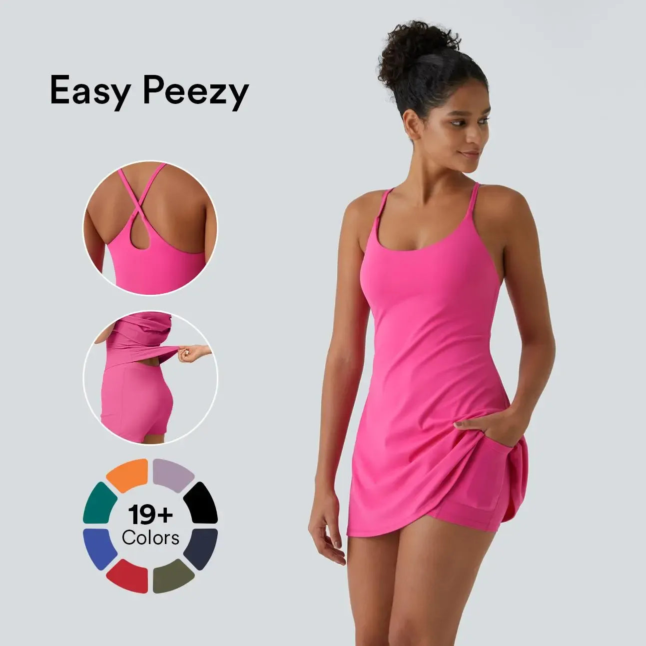The Ultimate Tummy Control Backless Active Dress