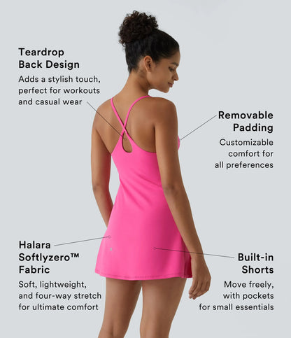 The Ultimate Tummy Control Backless Active Dress