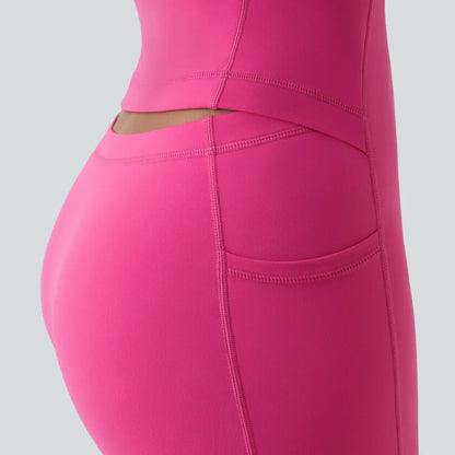 The Ultimate Tummy Control Backless Active Dress