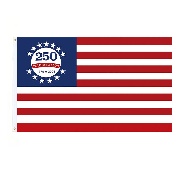 Last Day 50% OFF🔥250th Anniversary USA Commemorative Flag (3x5 Ft),Double-Sided Embroidered