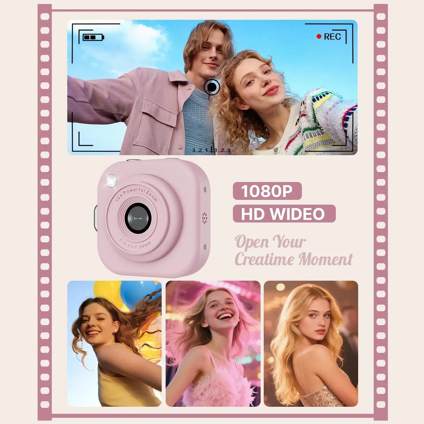 💕Hot sale 49% OFF💖📸✨ Mini Keychain Digital Camera
