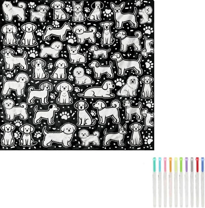 🏆Flash Sale#🔥The Attention Rebuilder-DIY Coloring Blanket