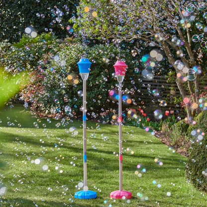 🔥Hot Sale 50% OFF🔥  Standing Bubble Machines with Colorful Lights & Music Kids Bubble Maker