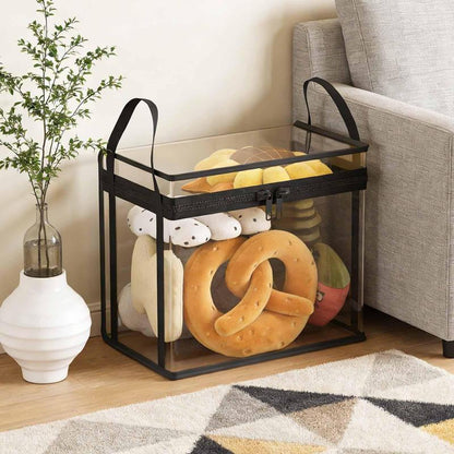 BUY 2 GET 1 FREE!! 📦Large Clear Storage Box with Hinged Lid