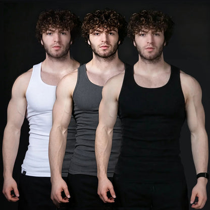 🎽🔥EKKO Lifestyle Beater - TRUE TO SIZE | Premium Ultra-Soft Cotton Fitted Tank 3 Pack