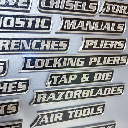 🎉🎉23 Pack of Magnetic Toolbox Labels🔩