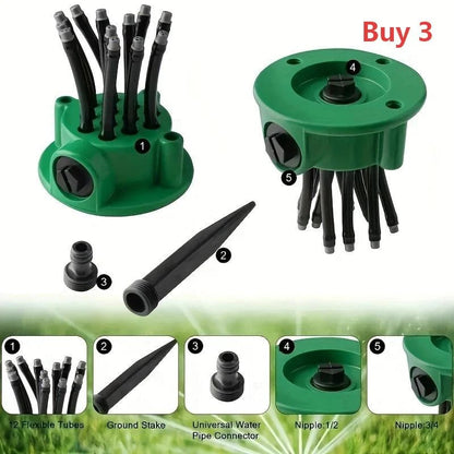 🏆Flash Sale🌳 360° Automatic Rotary Garden Sprinkler — Full Coverage Precision Irrigation, Keep Every Inch of Your Lawn Vibrant & Green (49% OFF)