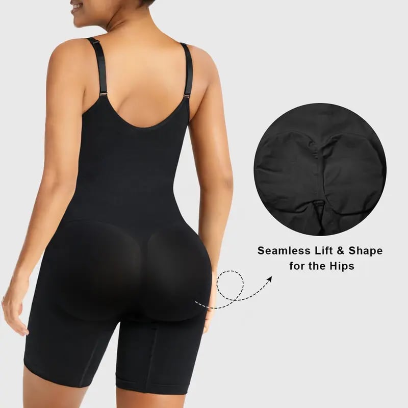 🎁LAST DAY 49% OFF🔥Women's Tummy Control Bodysuit – Zip-Up, Ultra Stretch, Breathable Mesh