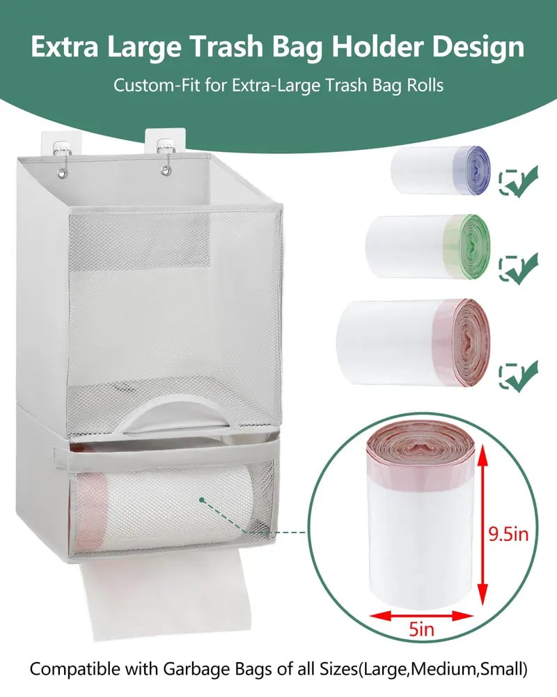 🌞 Bag Saver - Extra Large 2 in 1 Plastic Bag Holder 🌞