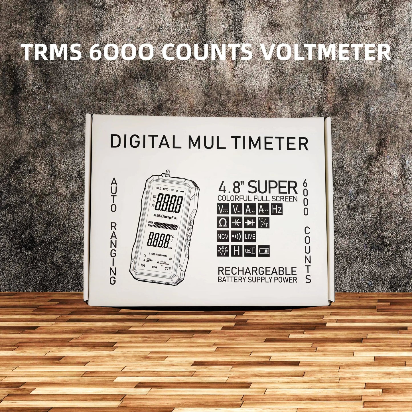 Fully Automatic True RMS (TRMS) 6000 Count Digital Voltmeter