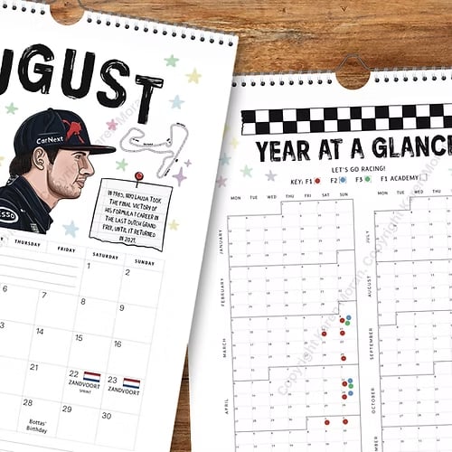 🔥LAST DAY 49% OFF - 🏎️📅F1 Scrapbook Race Calendar 2026 — The Ultimate Fan’s Race-Ready Wall Calendar