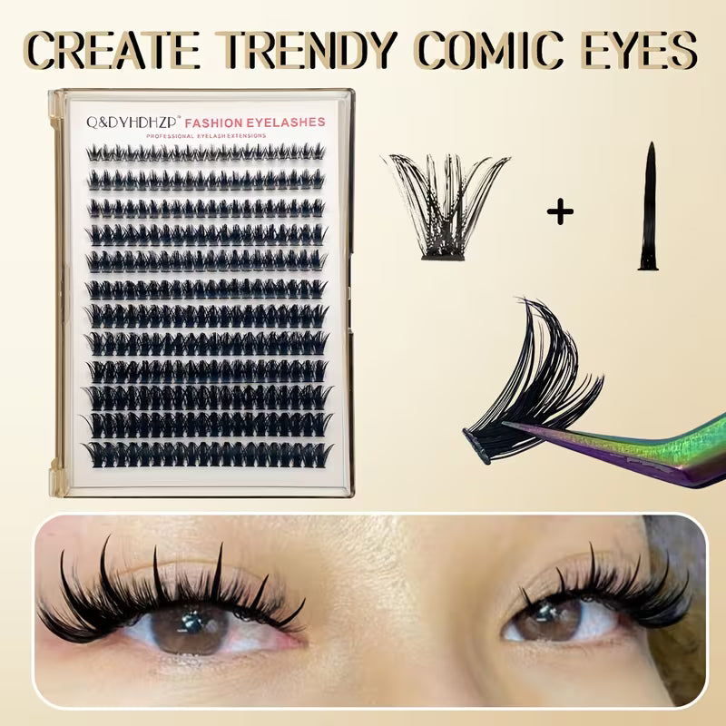 🔥HOT SALE 49% OFF 🔥 Thick cartoon-style eyelashes - Fine tufted eyelashes with grafting technique