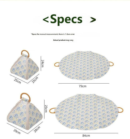 Foldable Waterproof Picnic Blanket with Carry Handle