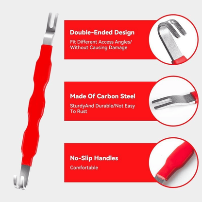 🔧 High-Carbon Steel Automotive Electrical Disconnect Pliers Kit - Multi-Function Auto Repair Removal Tools