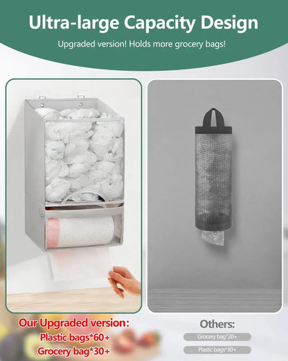 🌞 Bag Saver - Extra Large 2 in 1 Plastic Bag Holder 🌞