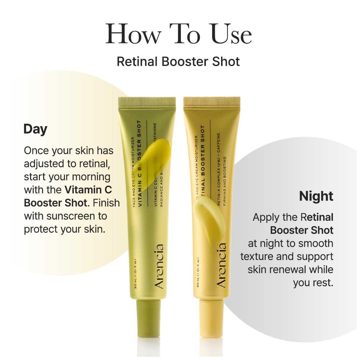 💥Black Friday Sale: Up to 49% Off 🔥Arencia Vitamin C Booster Serum with Glutathione, Niacinamide and Vitamin E for Glow Skin 1.01 fl oz