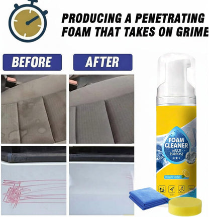 Automotive Interior Foam Cleaner, Enzyme for Car Seats
