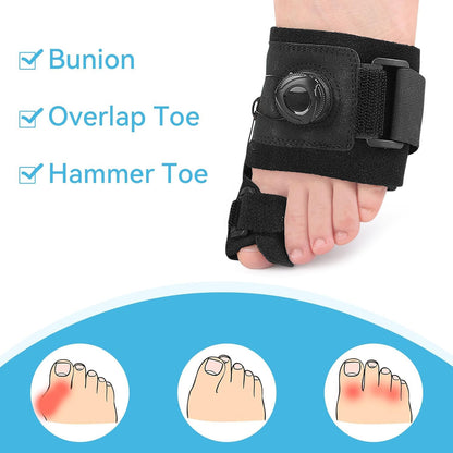 🎁 Father's Day Deal 👣Adjustable Bunion Corrector Toe Alignment Brace–  Breathable, Washable