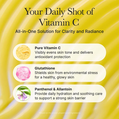 💥Black Friday Sale: Up to 49% Off 🔥Arencia Vitamin C Booster Serum with Glutathione, Niacinamide and Vitamin E for Glow Skin 1.01 fl oz