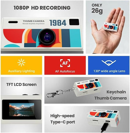 Mini G6 Thumb Camera 0.96" Keychain Digital Camera,
