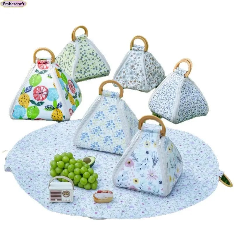 Foldable Waterproof Picnic Blanket with Carry Handle