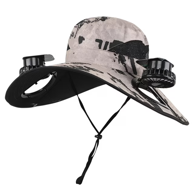 🔥Summer Hot Sale 50% OFF⚡-2026 New Ultralight Solar Fan Sun Fishing Hat-Solar & USB Charging🧢