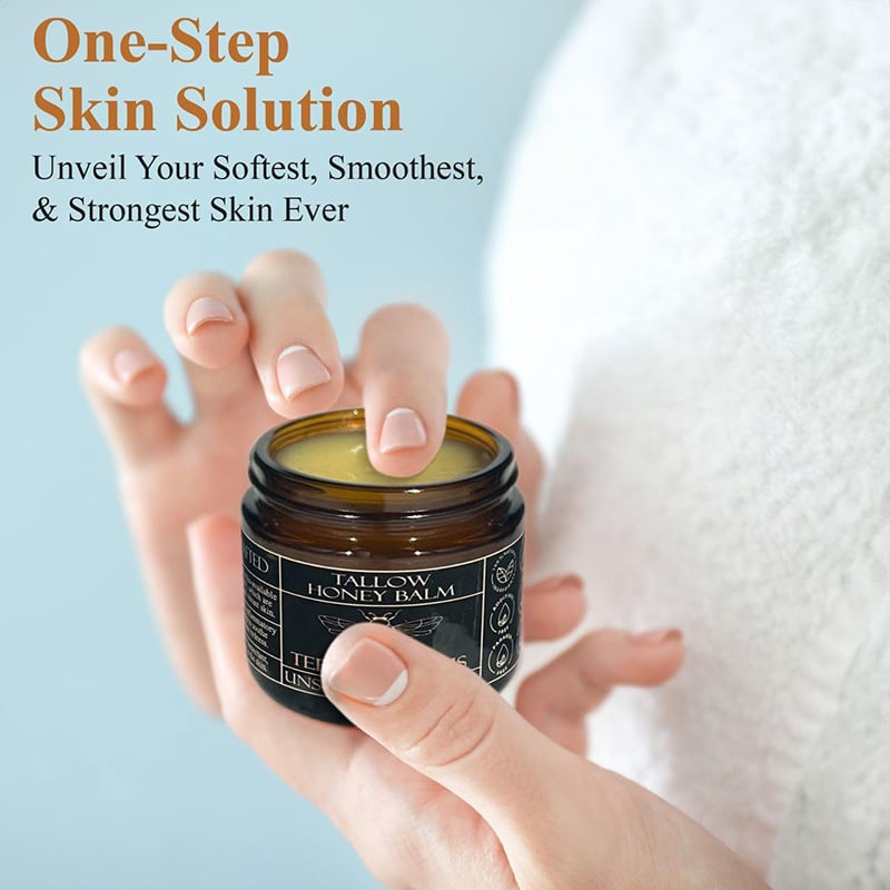 🍊Final 3 Hours: Only $19.99🎁Organic Grass-Fed Beef Tallow Balm with Raw Honey