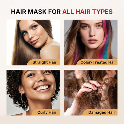 🔥HOT SALE 49% OFF 🔥 Deep Repair Collagen Hair Mask Serum, enriched with argan oil and collagen