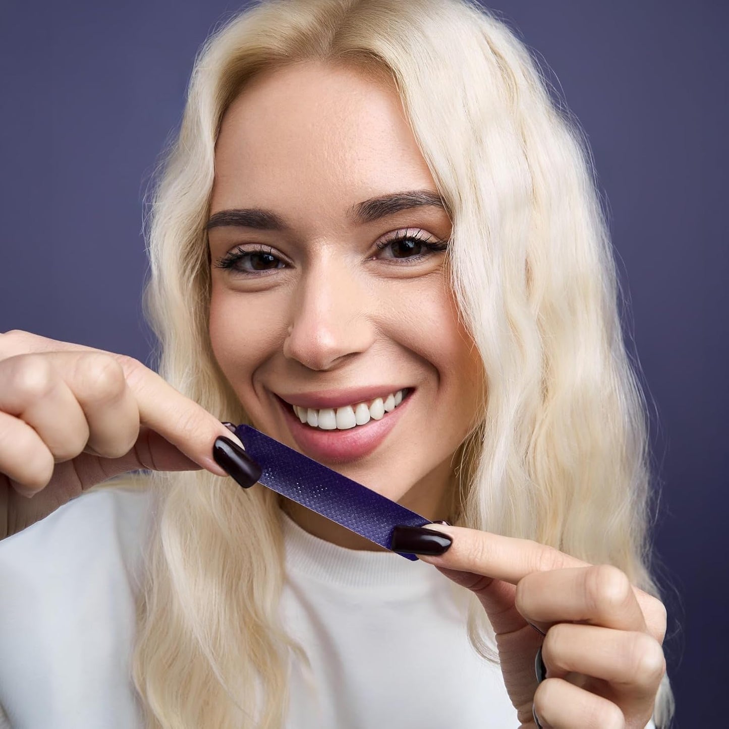 HOT SALE 60% OFF🔥Purple Teeth  Whitening Strips – Fast Results, Zero Sensitivity