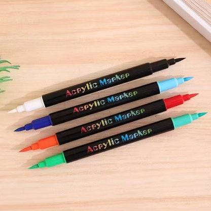 🔥HOT SALE 49% OFF 🔥 Double-ended acrylic markers, art supplies set, doodling markers