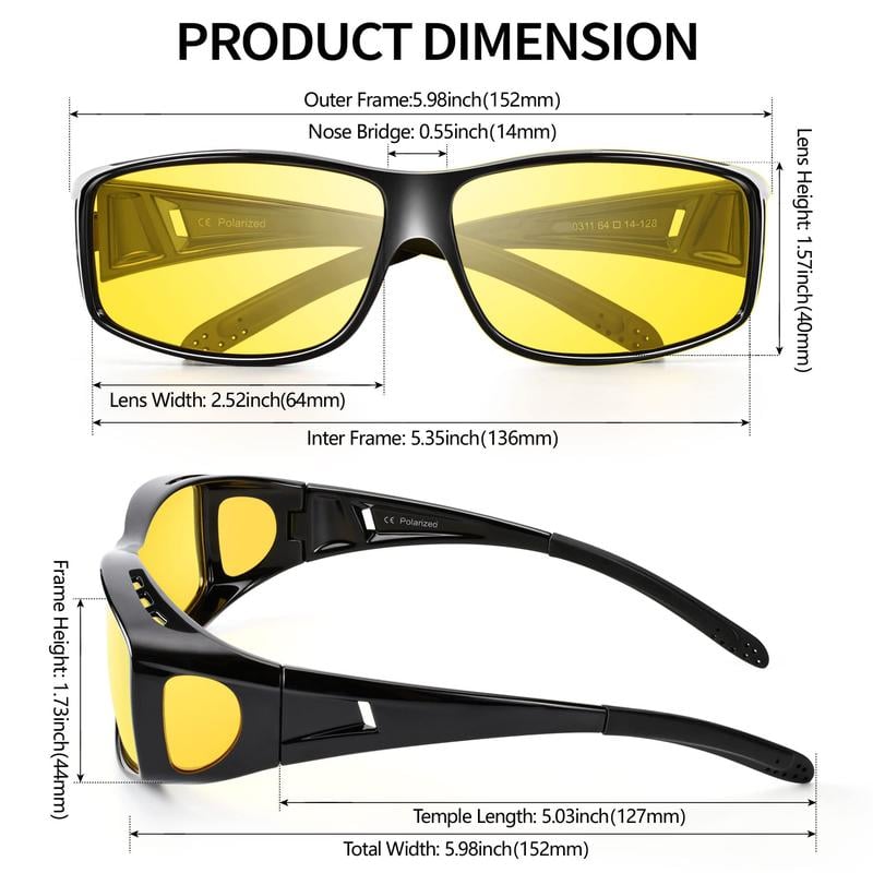 🔥LAST DAY ON SALE 49% OFF✨ Night Vision Driving Glasses, Anti-glare Polarized