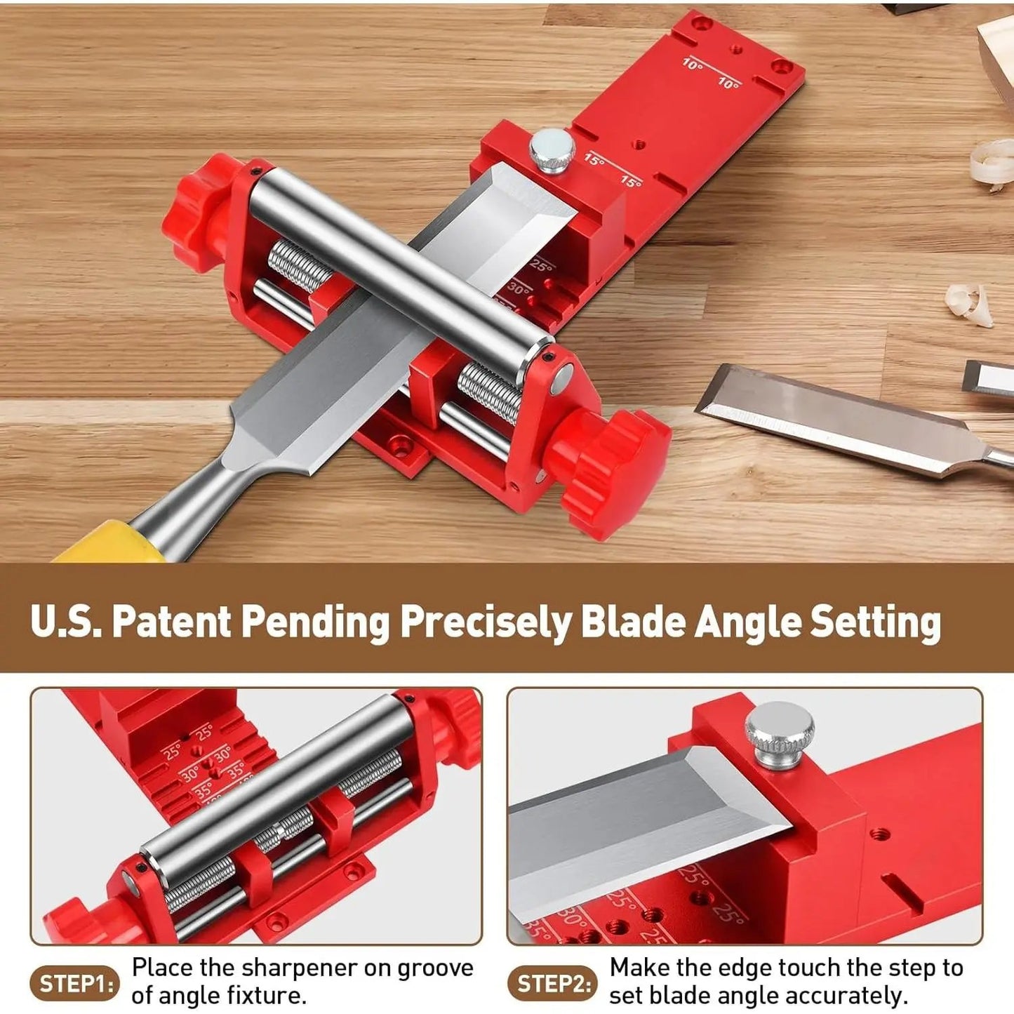 🔥LAST DAY 50% OFF - 🛠️Woodworking Sharpening Guide for Chisels and Plane Irons🛠️