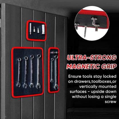 🛠️‌3PC Flexible Magnetic Tool Mat & Tray Holder