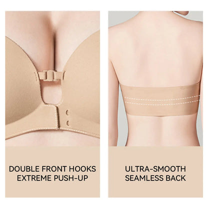 Womens Strapless Front Closure Bra