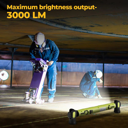 [Father's Day Gift] 3000LM Cordless Under Hood Work Light Bar for Car Repair & Garage Use