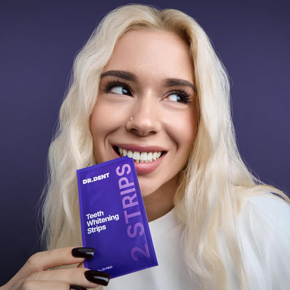 HOT SALE 60% OFF🔥Purple Teeth  Whitening Strips – Fast Results, Zero Sensitivity