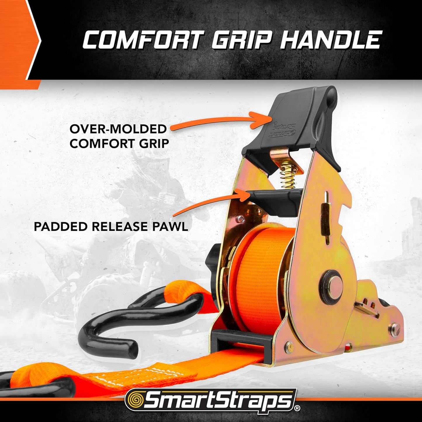 🎁 Limited Time – Upgraded 2025 Retractable Ratchet Strap (Perfect Gift for Men💙)