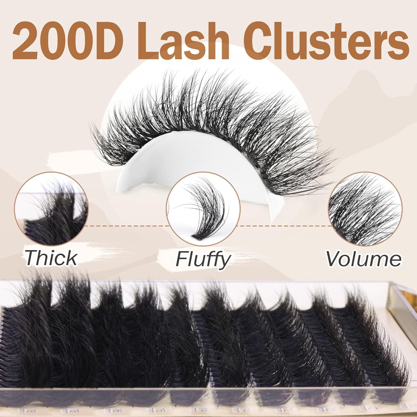 🔥HOT SALE 49% OFF 🔥 Thick cartoon-style eyelashes - Fine tufted eyelashes with grafting technique