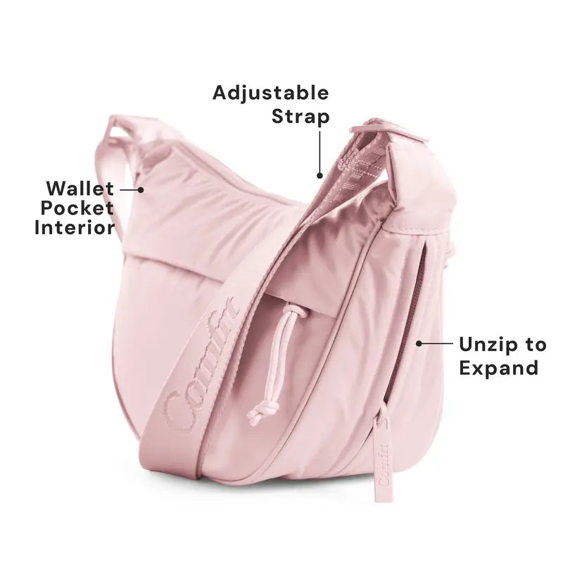 Comfrt | Travel Crossbody Bag | Lightweight Expandable Water-Resistant Sling & Shoulder Bag