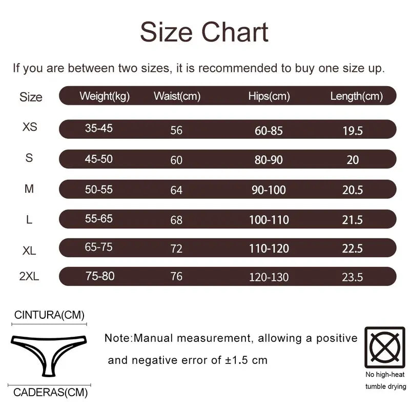 Hotcom Women's High Waist Seamless Thongs