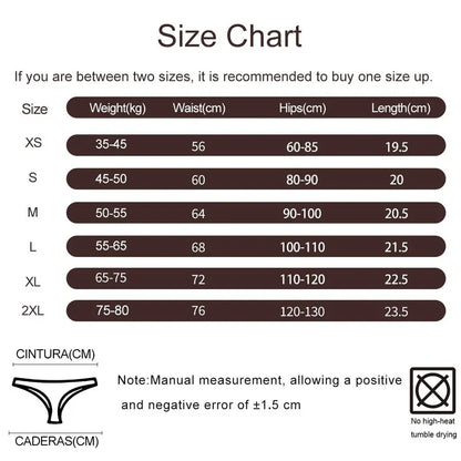 Hotcom Women's High Waist Seamless Thongs
